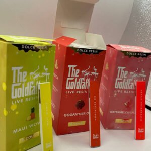 The Goldfather Live Resin Bar Disposable